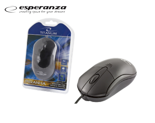  ΠΟΝΤΙΚΙ USB TITANUM TM-107K ΜΑΥΡΟ ESPERANZA 