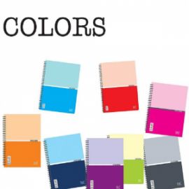 ΤΕΤΡΑΔΙΟ ΣΠΙΡΑΛ 1 ΘΕΜΑΤΩΝ COLOURS Α4 35Φ. NEXT 