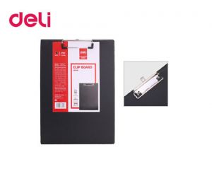 ΠΙΑΣΤΡΑ CLIPBOARD ΣΕΜΙΝΑΡΙΟΥ Α4 PVC ΜΑΥΡΗ E38153B DELI