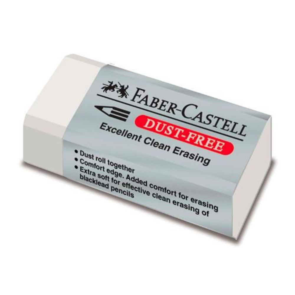 ΓΟΜΑ ΛΕΥΚΗ ΒΙΝΥΛΙΟΥ MINI DUST FREE FABER CASTELL  