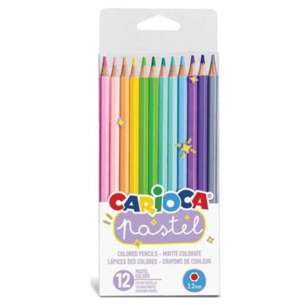ΞΥΛΟΜΠΟΓΙΕΣ ΠΑΣΤΕΛ 12 ΤΕΜ. CARIOCA 