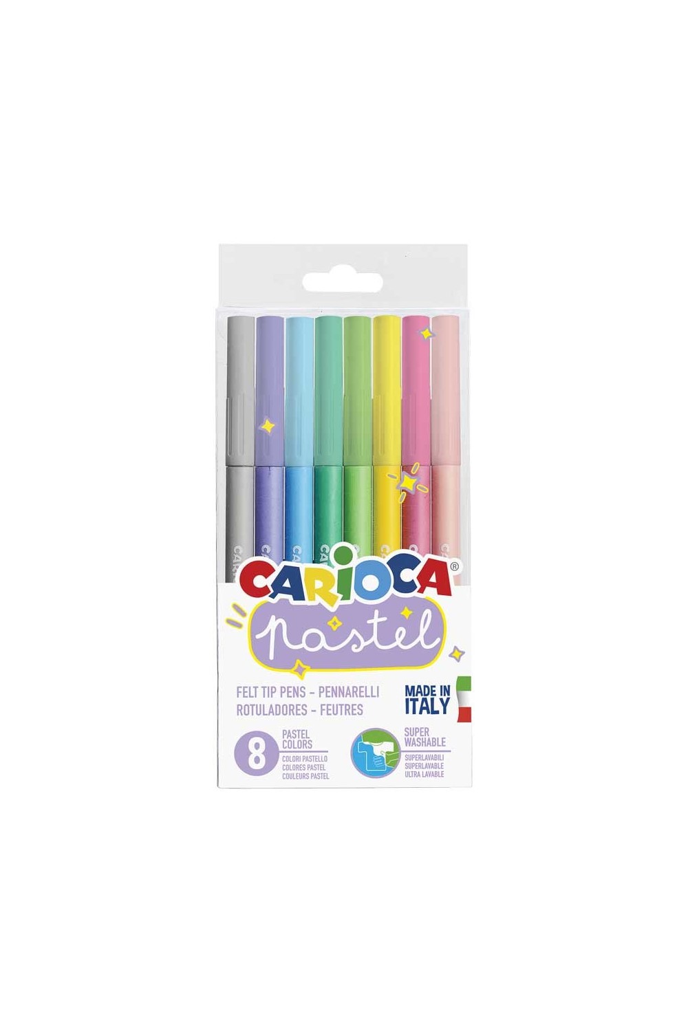 ΜΑΡΚΑΔΟΡΟΙ PASTEL 8ΤΕΜ CARIOCA