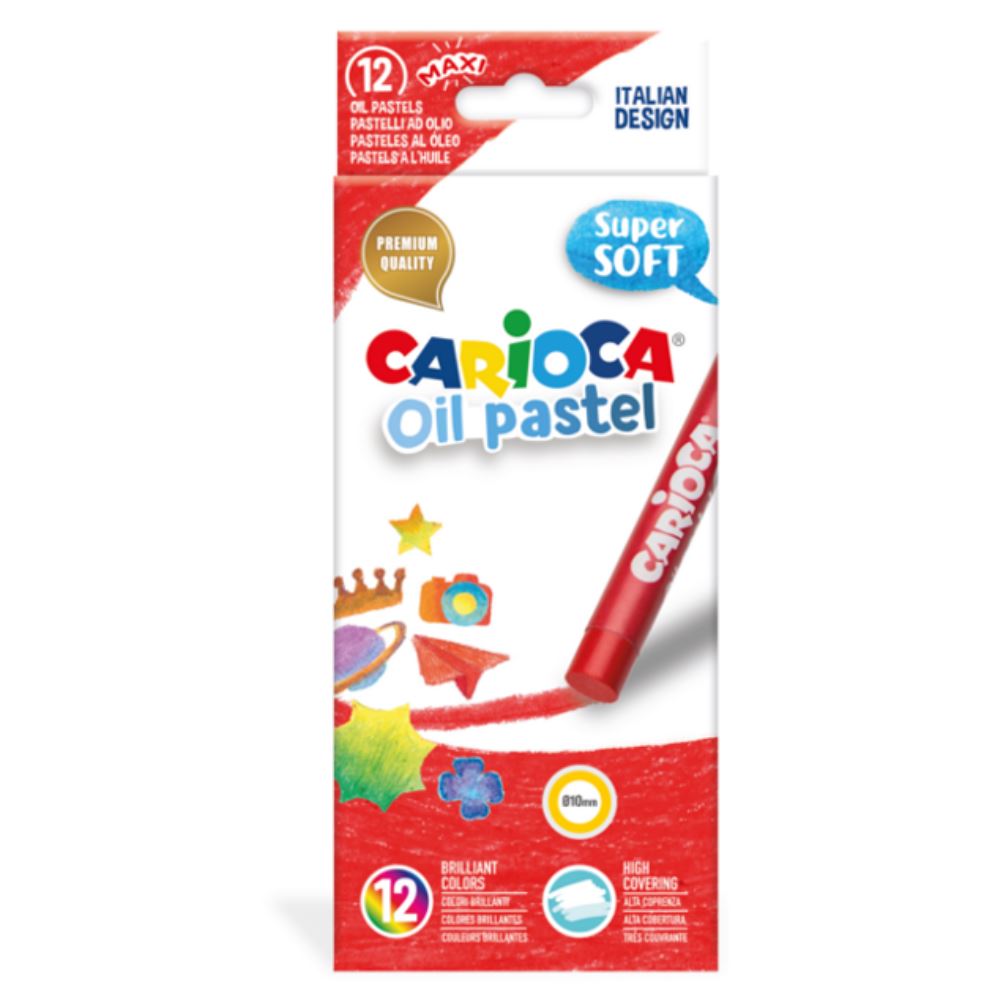 ΛΑΔΟΠΑΣΤΕΛ OIL PASTELSUPER SOFT 12ΤΕΜ. CARIOCA 