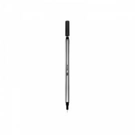 ΜΑΡΚΑΔΟΡΑΚΙ FINELINER D407 ΜΑΥΡΟ 0.4MM D.RECT